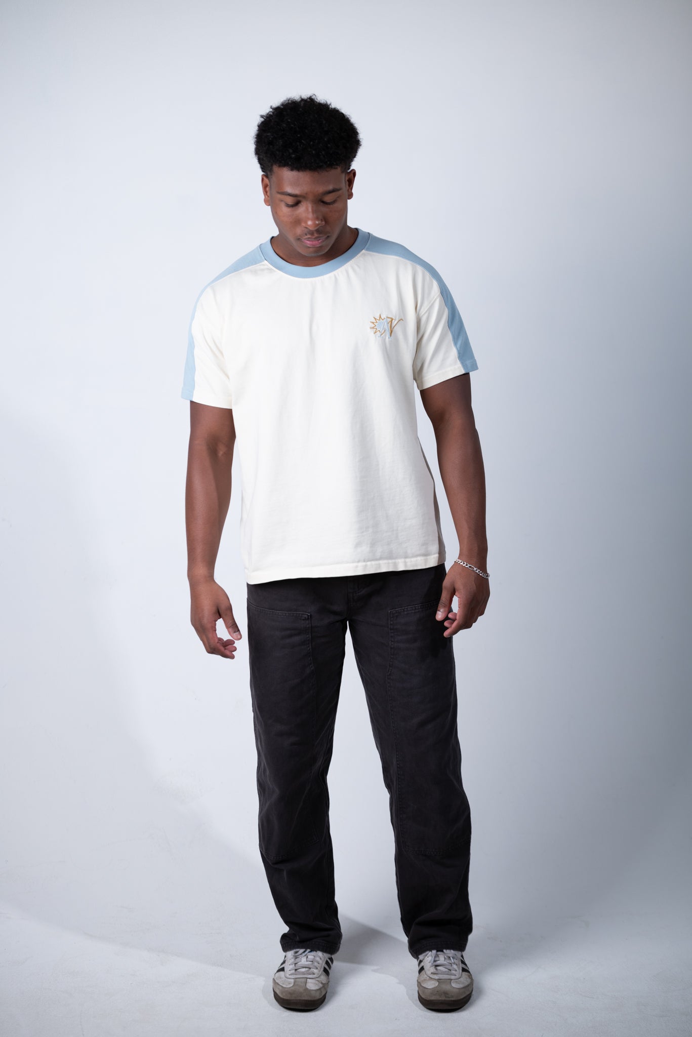 Nuna Heritage Tee: Ash Blue